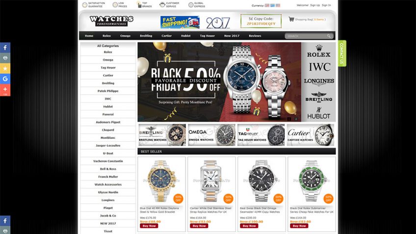 Forever-Watch.cn - Replica Watch Site Review