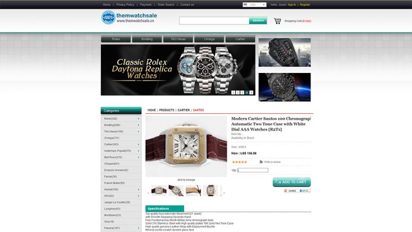Themwatchsale.cn - Replica Watch Site Review
