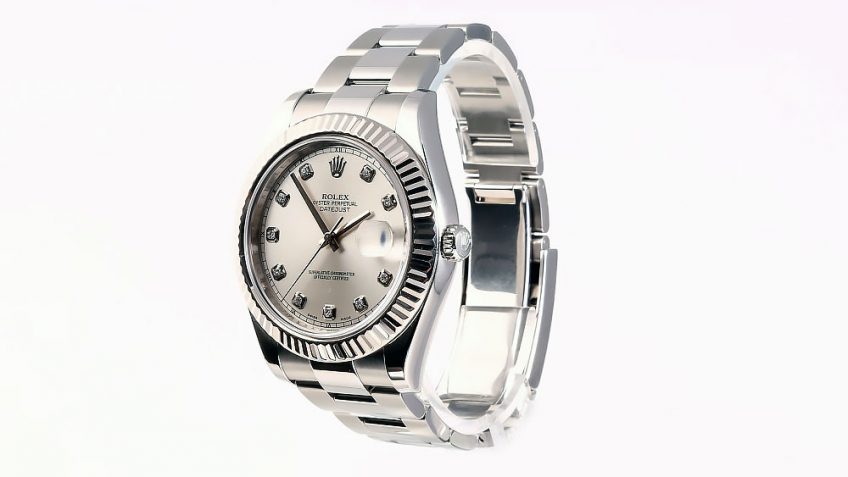 Swissreplica.cd Rolex Datejust II Silver Diamonds Swiss Replica